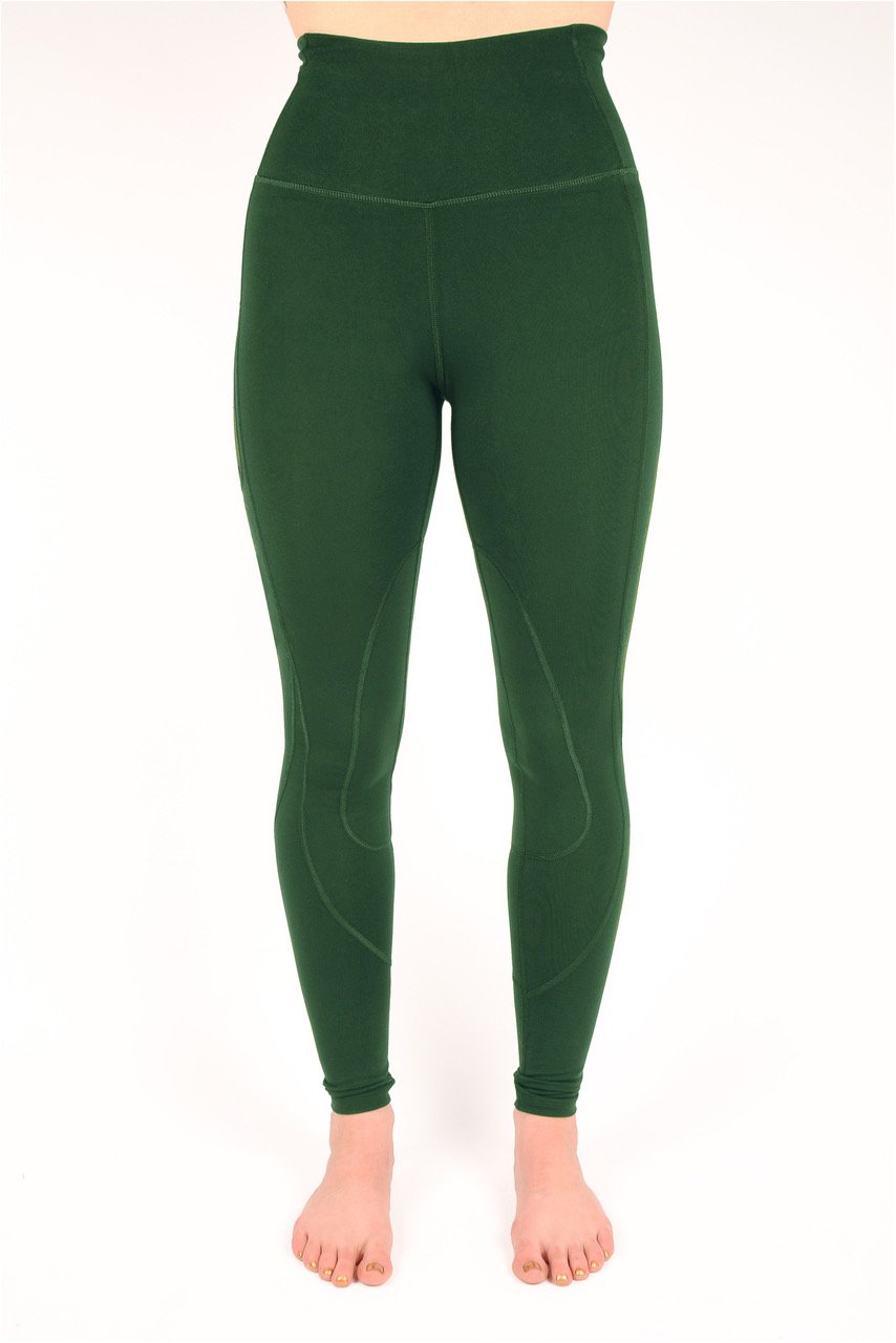 【新品未使用】ENFOLDプリーツレギンス 緑〈定価39,600円〉 RELAX ELASTIC WIDE－TROUSERS